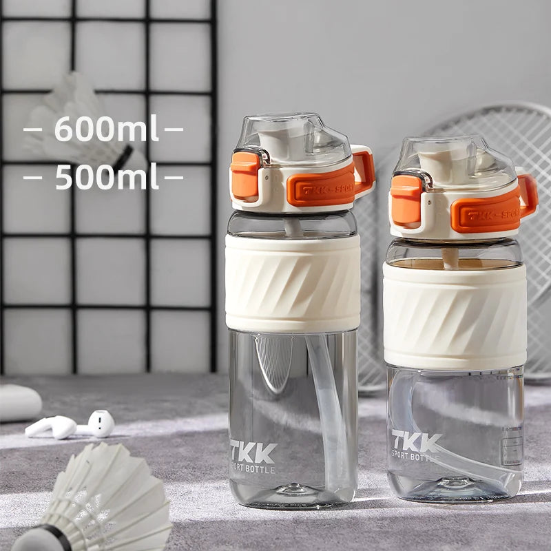 TKK 500/600ml BPA free Sports Watter Bottle Tritan BPA free Leak-proof Plastic cup School Children's 'bottle