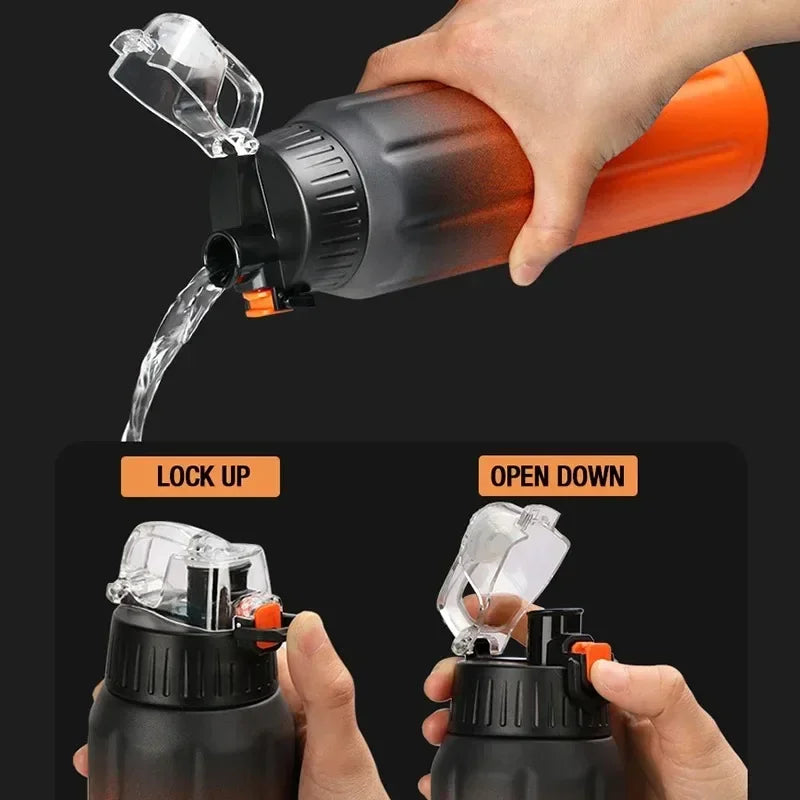 Fjbottle Thermos Bottle Stainless Steel Sports Water Bottle Keep Cold and Hot Vacuum Flasks Leak Proof Outdoor Water Bottles
