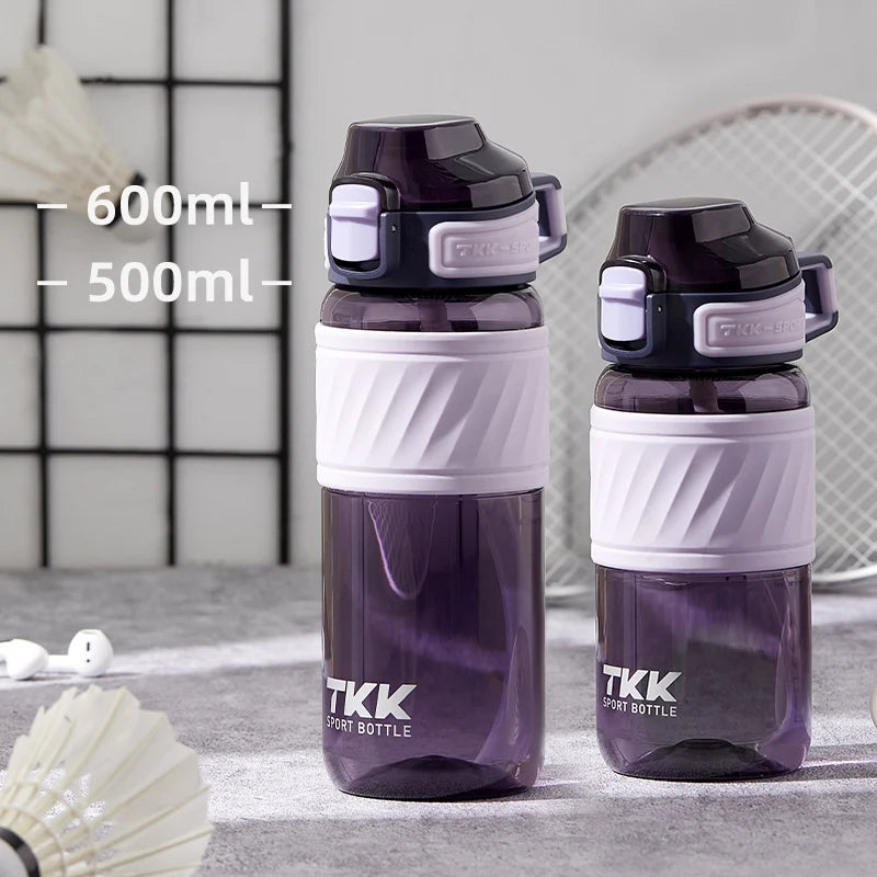 TKK 500/600ml BPA free Sports Watter Bottle Tritan BPA free Leak-proof Plastic cup School Children's 'bottle
