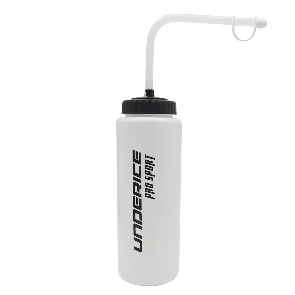 Ice Hockey Water Bottle 1000ML BPA Free Sports Bottle Bend Pipe Hockey Equipment Football Lacrosse Bottles Sports Gear