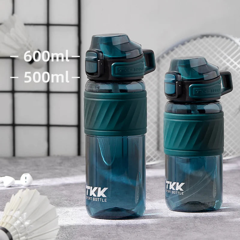 TKK 500/600ml BPA free Sports Watter Bottle Tritan BPA free Leak-proof Plastic cup School Children's 'bottle